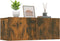 vidaXL - Tv-meubelen - 2 - st - 80x30x30 - cm - bewerkt - hout - gerookt - eikenkleur