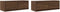 vidaXL - Tv-meubelen - 2 - st - 80x31x25,5 - cm - bewerkt - hout - bruin - eikenkleur