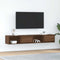 vidaXL - Tv-meubelen - 2 - st - 80x31x25,5 - cm - bewerkt - hout - bruin - eikenkleur