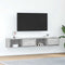 vidaXL - Tv-meubelen - 2 - st - 80x31x25,5 - cm - bewerkt - hout - grijs - sonoma - eiken