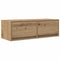 vidaXL - Tv-meubelen - 2 - st - 80x31x25,5 - cm - bewerkt - hout - artisanaal - eiken