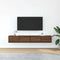 vidaXL - Tv-meubelen - 2 - st - 80x31x25,5 - cm - bewerkt - hout - bruin - eikenkleur