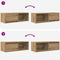 vidaXL - Tv-meubelen - 2 - st - 80x31x25,5 - cm - bewerkt - hout - artisanaal - eiken