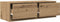 vidaXL - Tv-meubelen - 2 - st - 80x31x25,5 - cm - bewerkt - hout - artisanaal - eiken