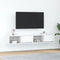vidaXL - Tv-meubelen - 2 - st - 80x31x25,5 - cm - bewerkt - hout - wit