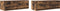 vidaXL - Tv-meubelen - 2 - st - 80x31x25,5cm - bewerkt - hout - gerookt - eikenkleurig