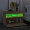 vidaXL - Tv-meubelen - 2 - st - LED-verlichting - 60x35x40 - cm - sonoma - eikenkleur