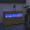 vidaXL - Tv-meubelen - 2 - st - LED-verlichting - 60x35x40 - cm - sonoma - eikenkleur