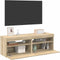vidaXL - Tv-meubelen - 2 - st - LED-verlichting - 60x35x40 - cm - sonoma - eikenkleur