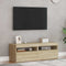 vidaXL - Tv-meubelen - 2 - st - LED-verlichting - 60x35x40 - cm - sonoma - eikenkleur
