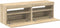 vidaXL - Tv-meubelen - 2 - st - LED-verlichting - 60x35x40 - cm - sonoma - eikenkleur