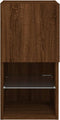 vidaXL - Tv-meubelen - 2 - st - met - LED-verlichting - 30,5x30x60 - cm - bruineiken