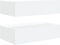 vidaXL - Tv-meubelen - 2 - st - met - LED-verlichting - 60x35x15,5 - cm - wit