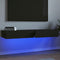 vidaXL - Tv-meubelen - 2 - st - met - LED-verlichting - 60x35x15,5 - cm - zwart