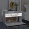 vidaXL - Tv-meubelen - 2 - st - met - LED-verlichting - 60x35x40 - cm - hoogglans - wit