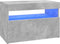 vidaXL - Tv-meubelen - 2 - st - met - LED-verlichting - 60x35x40 - cm - betongrijs