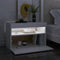 vidaXL - Tv-meubelen - 2 - st - met - LED-verlichting - 60x35x40 - cm - wit