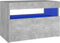vidaXL - Tv-meubelen - 2 - st - met - LED-verlichting - 60x35x40 - cm - betongrijs