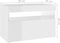 vidaXL - Tv-meubelen - 2 - st - met - LED-verlichting - 60x35x40 - cm - hoogglans - wit