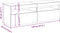 vidaXL - Tv-meubelen - 2 - st - met - LED-verlichting - 60x35x40 - cm - betongrijs