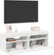 vidaXL - Tv-meubelen - 2 - st - met - LED-verlichting - 60x35x40 - cm - wit