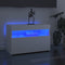 vidaXL - Tv-meubelen - 2 - st - met - LED-verlichting - 60x35x40 - cm - hoogglans - wit