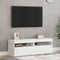 vidaXL - Tv-meubelen - 2 - st - met - LED-verlichting - 60x35x40 - cm - wit