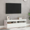 vidaXL - Tv-meubelen - 2 - st - met - LED-verlichting - 60x35x40 - cm - hoogglans - wit