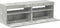 vidaXL - Tv-meubelen - 2 - st - met - LED-verlichting - 60x35x40 - cm - betongrijs