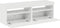vidaXL - Tv-meubelen - 2 - st - met - LED-verlichting - 60x35x40 - cm - hoogglans - wit