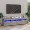 vidaXL - Tv-meubelen - 2 - st - met - LED-verlichting - 75x35x40 - cm - betongrijs