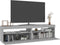 vidaXL - Tv-meubelen - 2 - st - met - LED-verlichting - 75x35x40 - cm - betongrijs