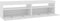 vidaXL - Tv-meubelen - 2 - st - met - LED-verlichting - 75x35x40 - cm - wit