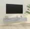 vidaXL - Tv-meubelen - 2 - st - wandgemonteerd - 100x30x30 - cm - hout - grijs - sonoma
