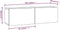 vidaXL - Tv-meubelen - 2 - st - wandgemonteerd - 100x30x30 - cm - hout - gerookt - eiken