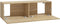 vidaXL - Tv-meubelen - 2 - st - wandgemonteerd - 100x30x30 - cm - hout - sonoma - eiken
