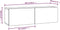 vidaXL - Tv-meubelen - 2 - st - wandgemonteerd - 100x30x30 - cm - hout - betongrijs