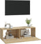 vidaXL - Tv-meubelen - 2 - st - wandgemonteerd - 100x30x30 - cm - hout - sonoma - eiken