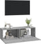 vidaXL - Tv-meubelen - 2 - st - wandgemonteerd - 100x30x30 - cm - hout - grijs - sonoma
