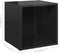 vidaXL - Tv-meubelen - 4 - st - 37x35x37 - cm - bewerkt - hout - hoogglans - zwart
