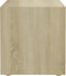 vidaXL - Tv-meubelen - 4 - st - 37x35x37 - cm - bewerkt - hout - sonoma - eikenkleurig