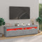 vidaXL - Tv-meubelen - met - LED-verlichting - 2 - st - 75x35x40 - cm - grijs - sonoma