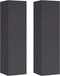 vidaXL - Tv-meubels - 2 - st - 30,5x30x110 - cm - bewerkt - hout - grijs