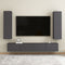 vidaXL - Tv-meubels - 2 - st - 30,5x30x110 - cm - bewerkt - hout - grijs