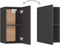 vidaXL - Tv-meubels - 2 - st - 30,5x30x60 - cm - bewerkt - hout - grijs