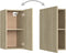 vidaXL - Tv-meubels - 2 - st - 30,5x30x60 - cm - bewerkt - hout - sonoma - eikenkleurig