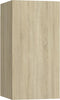 vidaXL - Tv-meubels - 2 - st - 30,5x30x60 - cm - bewerkt - hout - sonoma - eikenkleurig