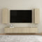 vidaXL - Tv-meubels - 2 - st - 30,5x30x90 - cm - bewerkt - hout - sonoma - eikenkleurig