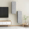 vidaXL - Tv-meubels - 2 - st - 30,5x30x90 - cm - bewerkt - hout - betongrijs