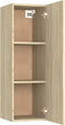 vidaXL - Tv-meubels - 2 - st - 30,5x30x90 - cm - bewerkt - hout - sonoma - eikenkleurig